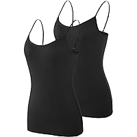 トップス Re:Camisole - Black XZXTOGO Lace Camisole Tops for Women Sleeveless Ribbed