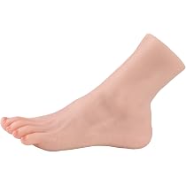 Amazon.com: Vnmcry Silicone Foot Female Realistic Life Size 4 ...
