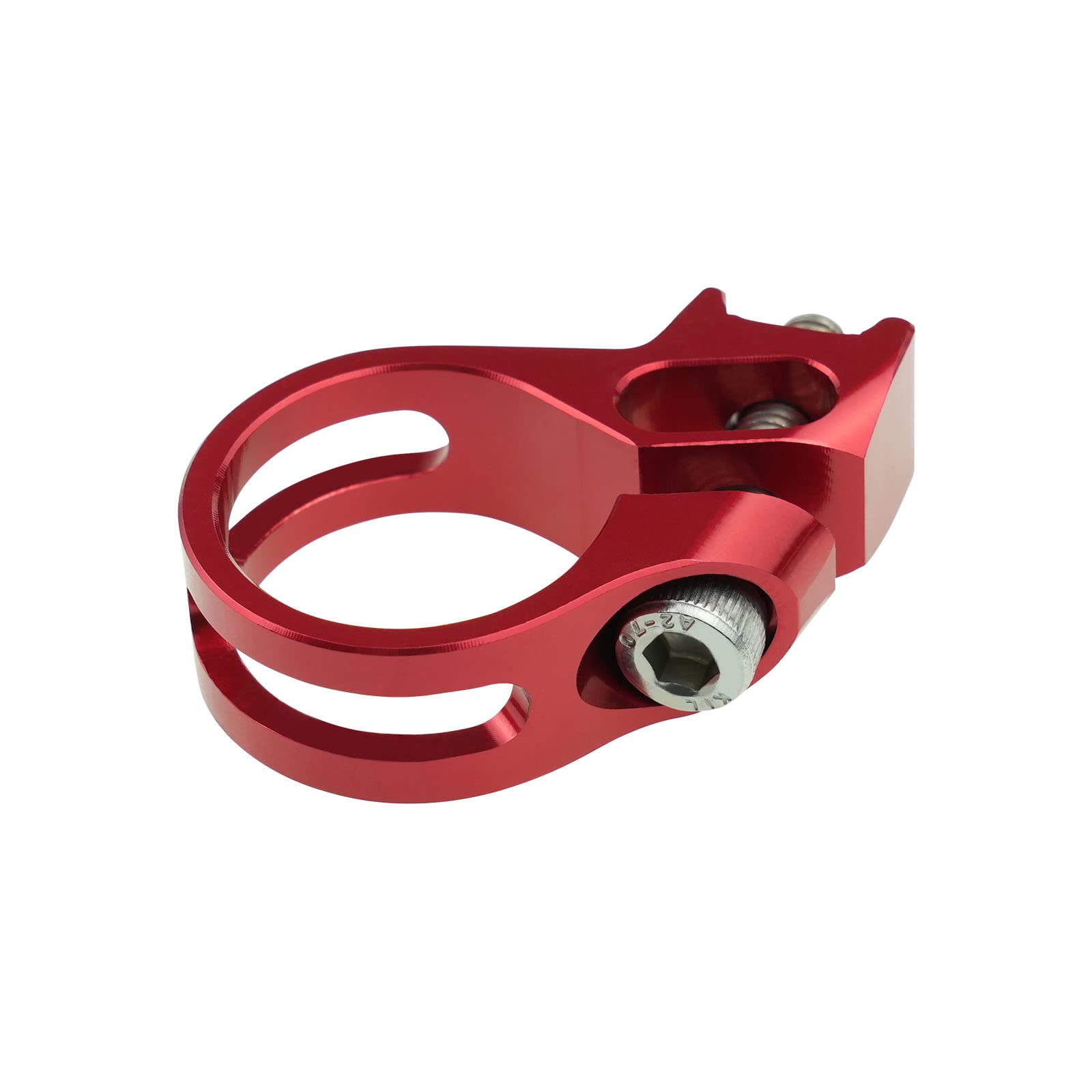 Be In Your Mind Bike Shifter Clamp Replacement Compatible with Sram X7 X9 X0 XX X01 XX1 Releases Shifter Aluminum Alloy Shifter Trigger Bar Clamp 45x32x12mm Red
