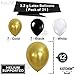 Black 21st Birthday Decorations – Large, Pack of 29 | 21st Birthday Balloons | 21 Birthday Decorations | 21 Black Balloons | 21st Birthday Black | 21 Birthday Party Supplies Kit for 21 Year Old