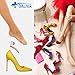 Premium Heel Cushion Pads 8 PCS - Self-Adhesive Shoe Insoles - Soft Gel Shoe Inserts - Blister and Callus Prevention and Protection Heel Pain Relief for Men and Women (Beige)