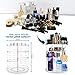 CECOLIC 360° Rotating Makeup Organizer 12 Layers Acrylic Cosmetic Storage, Fits Jewelry,Makeup Brushes, Lipsticks and More