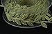 Fowod Leaf Ribbon, 17 Yard / 50 Feet Roll, 1 inch Width, Gold