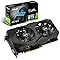 ASUS GeForce RTX 2060 Overclocked 6G GDDR6 Dual-Fan EVO Edition VR Ready HDMI DisplayPort DVI Graphics Card (DUAL-RTX2060-O6G-EVO)