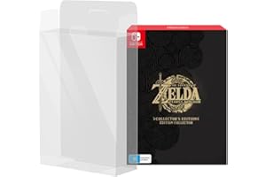 ASTONEY Clear Protective Case Acid-Free Crystal for The Legend of Zelda Tears of The Kingdom Collectors Edition (Switch 2023)