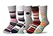 Boys 5 Pack Casual Crew Socks - The Perfect Sock For Any Occasion - By VYBE (X-Large, Combo 3)