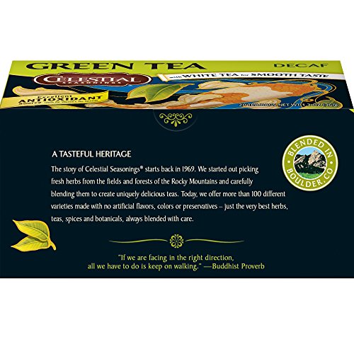 Celestial Seasonings Green Tea, Decaf, 20 Count (Pack of 6) Pricepulse