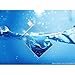 H2GO Portable Flat Water Bottle for Travel, Hiking and Cycling - BPA Free Plastic, A5, 16 oz (500 ml) - Easy Portability - Slides into Bags and Flight Seat Pockets