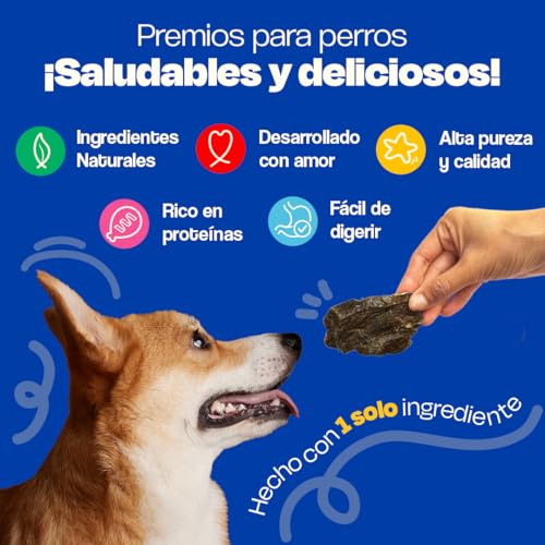 Dogelthy Higado de Res Deshidratado. Premio para Perros 100% Natural sin Conservadores ni Saborizantes Artificiales. Snacks para Perro. Treats para Perros Cachorros, Adultos y Senior 100 Gramos.