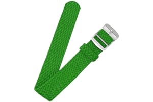 BARAK WATCHES Canvas Nylon Watch Straps, Nylon Braided Watch Band, Replacement Watchband Hook and Loop Straps (16mm,18mm,20mm,22mm) For Men Women