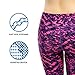 SOUTEAM Womens Yoga Leggings with Pocket, Lightweight Fitness Pants, Purple & Pink, Medium