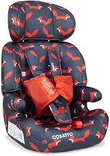 Cosatto Zoomi Toddler Car Seat Booster 9 Months-12 Years Charcoal Mister Fox view 5