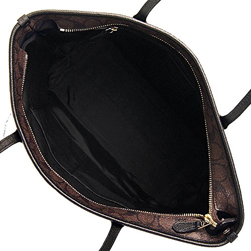 SALE ! New Authentic COACH Signature City Zip Tote in Monogram Brown