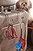 McKay Dual Seat Back Hooks for Car: Multi-Purpose Hangers for Clothing, Handbags & Purses, Groceries & Shopping Bags or Coats & Hats, 4 Hooks