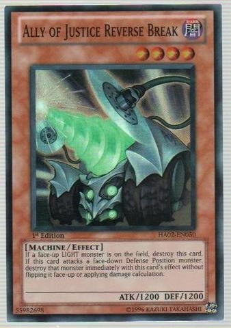 Yu-Gi-Oh! - Ally of Justice Reverse Break (HA02-EN050) - Hidden Arsenal 2 - 1st Edition - Super Rare