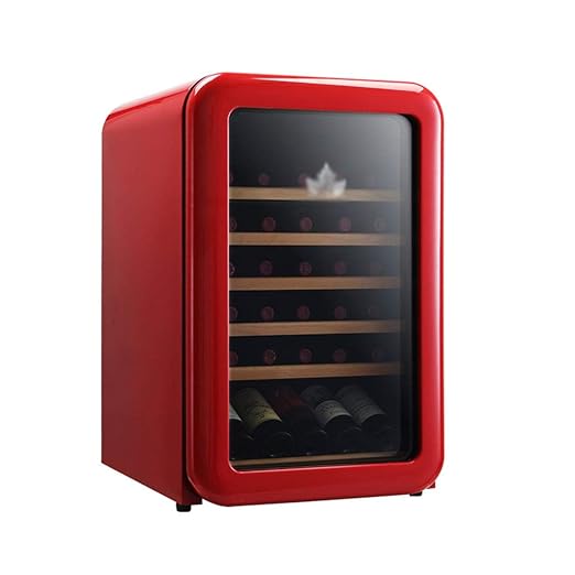 GXFC Refrigerador de Vinoteca Retro, 30 Botella Nevera de Vino ...