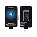 Qi Receiver Android, CHGeek Ultra Slim Micro USB Universal Wireless Charging Receiver Patch Module for Android Mobile Samsung Galaxy S4 Note 4,Sony Xperia Z3+,LG G3, Moto G4(Phone Narrow-Interface Up)
