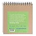 Stonehenge 100% Cotton Medium Weight Spiral Journal, White, 7 x 7 inches, 250gsm, 32 Sheets for Dry Media