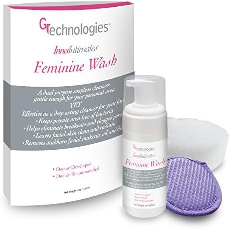 GTechnologies Feminine Wash with Sponge, 4 Ounce by GTechnologies