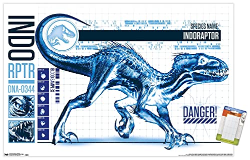 Trends International Jurassic World: Fallen Kingdom - Indo-Raptor Wall Poster,…