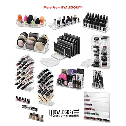 Byalegory Acrylic Lipstick Makeup Organizer With Removeable