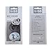 BIBS BPA-Free Natural Rubber Baby Pacifier | Made in Denmark (18-36 Months, Baby Blue/Iron) 2-Pack