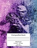 Composition Book: Wide Ruled School Notebook For