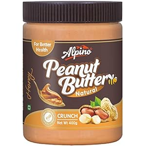 Alpino Natural Honey Peanut Butter Crunch 400 G (Gluten Free / Non-GMO)