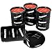 Slime – Barrel of Black Slime – 6 Pack - 3 ¼ Inch Barrels -Goody Bag Filler, Birthday Gift – by Kidsco