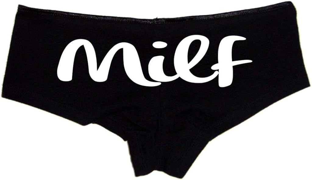 Milf Sexy Women's Cheeky Boyshort Cotton Bikini Bottom Panties at