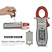 Clamp Multimeter, WELAISE Auto-Ranging Digital Clamp Meter NCV with AC/DC Voltage Resistance Test Temperature Scanners Hand Tools