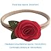 RSKY Baby Rsky Baby Girl Headbands Newborn Hair Flower Bows Infant Nylon Head Bands for Toddler Accessories Pack of 10