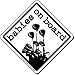 birth.golf.death. Golf Sticker Decal - Babies on Board - Black & White - BOBW