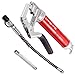 Carbyne Pistol Grip Mini Grease Gun, 3000 PSI, Heavy Duty Professional Quality, Anodized Aluminum Barrel. 12 inch Heavy Duty Reinforced Flex Hose, 4 inch Rigid Tube & Coupler. 2-Way Loading