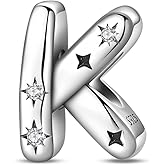 Sterling Silver Letter Charms For Bracelets, Initial Charms Fit For Pandora Bracelet, Hypoallergenic Bead Charm For Jewelry Diy Gifts For Women