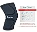 Yan-goo Knee Compression Sleeve Brace with Silicone Grip Gel, Best Support for Running, Training, Sports, Arthritis, Fitness, Meniscus Tear, Crossfit, Basketball & more Single Wrap