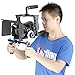Neewer Aluminum Film Movie Kit System Rig for Canon/Nikon/Pentax/Sony and other DSLR Cameras,includes:(1)Video Cage+(1)Top Handle Grip+(2)15mm Rod+(1)Matte Box+(1)Follow Focus+(1)Shoulder Rig