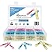 200 Pcs Environmental Splice Kit, Heat Shrink Butt Connectors, Waterproof Wire Connector Insulated Electrical Kit (22-16 AWG, 18-14 AWG, 12-10 AWG) Solderless Crimper Butt Splice Wiring Kit