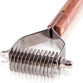 undercoat rake dogs brush cats dog comb blade dematting bulldog rakes shedding tool supplies german grooming shepherd pamper paws bestdoggroomingtips