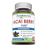 Pure Naturals Dietary Supplement, 600 Mg, Acai Berry, 120 Count