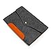 Sinoguo Gray Felt & Leather Case Sleeve Pouch for 13 Inch Lenovo Yoga 2 Pro/s300/U300S/U310/U330/Yoga 13/, Handmade Laptop Bag cover for 13 Inch ASUS vivobook S300k/VivoBook S300CA/UX32VD/Transformer Book TX300/TAICHI 31, Notebook Holder Pouch with Magnetic Button for ACER S7-391/TravelMate P633/S3-391