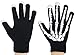 Simplicity Unisex Full/Half Finger Skeleton Gloves Glow in The Dark Knit Gloves