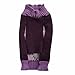 Alemon Argyle Knit Pet Sweaters Clothes for Small Dogs, Classic Purple Medium M Size