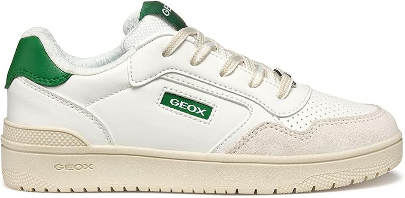 J WASHIBA Boy D - Scarpe da Ginnastica Bambino, White/Green,