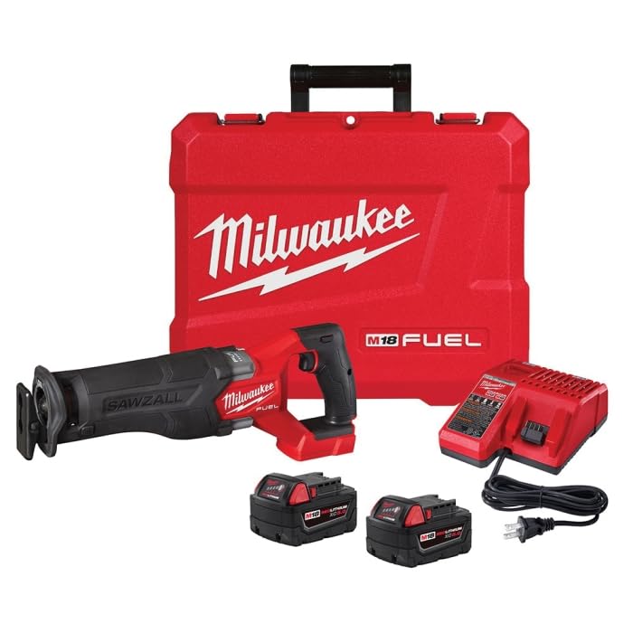 Milwaukee 2821-22 18V Li-Ion Brushless Cordless SAWZALL Reciprocating Saw Kit photo 4
