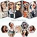 SojoS Retro Cat Eye Women Sunglasses 60's Fashion Thick Frame Mirror Lens SJ2939 With Black Frame/Dark Blue Mirrored Lens
