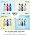 Healthy Human Stainless Steel Curve Water Bottle | 100% BPA Free Thermos for Kids & Adults | Vacuum Insulated Water Bottles | Metal Bottles with Leak Proof Lid (21 oz/ 621 ML, Bora Bora)