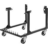 Engine Cradle Stand with Wheels Compatible with Chevy SBC BBC, 750 LBS | Compatible with Chevy Small Block and Big Block, Heavy Duty Steel Engine Cradle