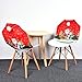 Funkprofi Santa Snowman Elk Christmas Hat Chair Covers Christmas Decor Dinner Chair Xmas Cap Sets (6pcs)