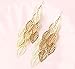 One Pair Unique Bohemia Nine Leaves Long Fashion Dangle Earrings For Girls
